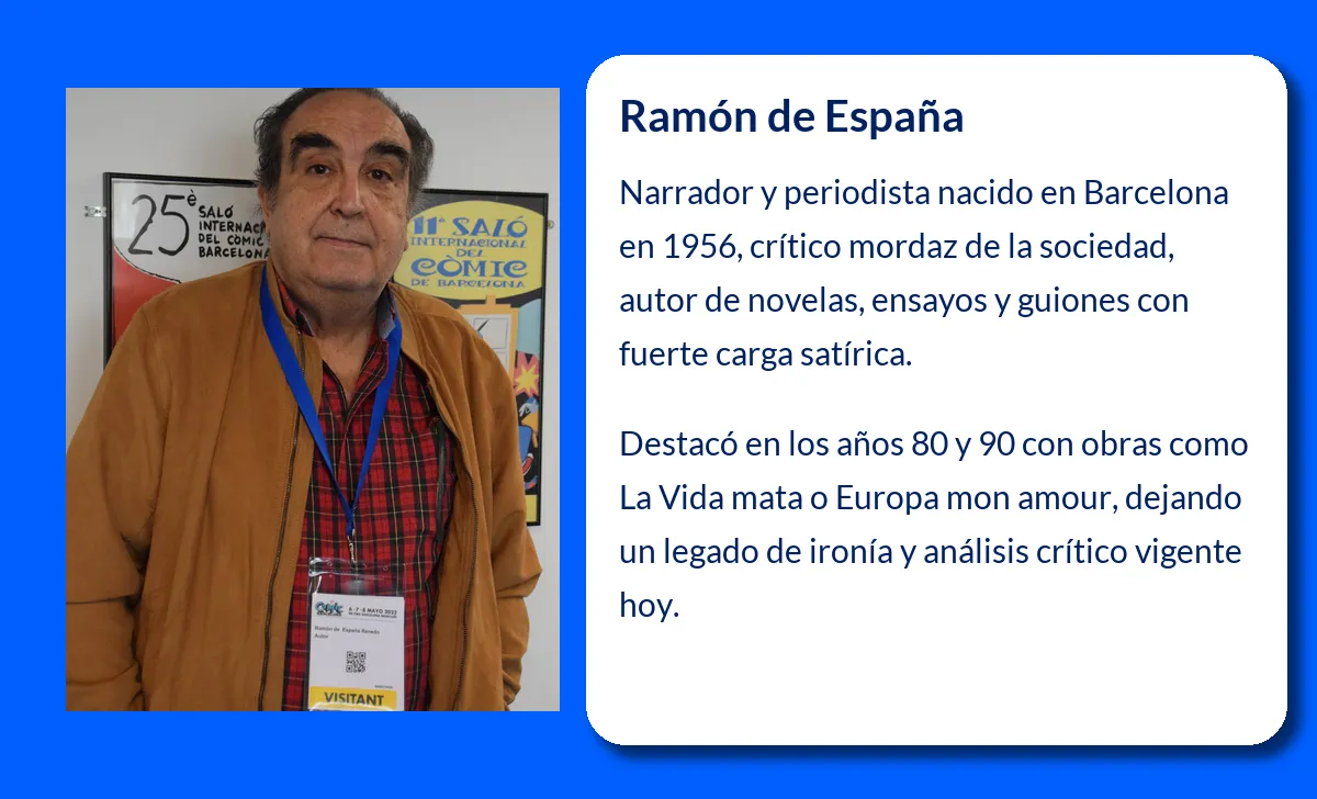 Ramón de España. La mordaz pluma barcelonesa que desenmascara la sociedad contemporánea