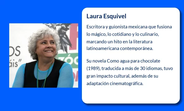 Laura Esquivel (1950-VVVV). La voz femenina que revolucionó la narrativa latinoamericana con sabor y emoción
