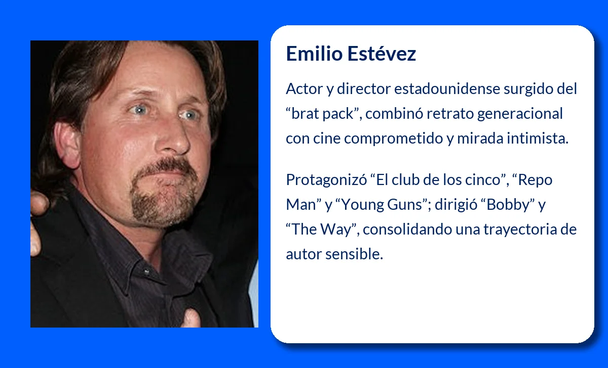 Emilio Estévez (1962-VVVV). El rebelde de Hollywood que conquistó la dirección cinematográfica