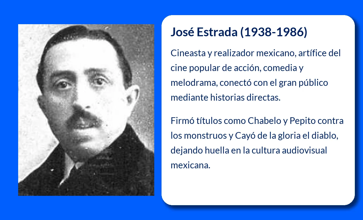 José Estrada (1938-1986): El director de cine que definió el entretenimiento mexicano