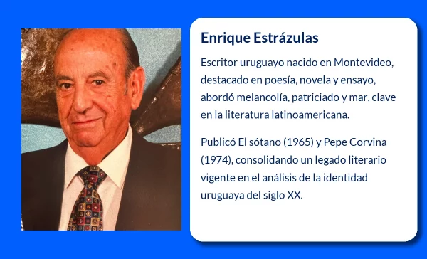 Enrique Estrázulas (1942-VVVV): Un escritor de la melancolía y el mar