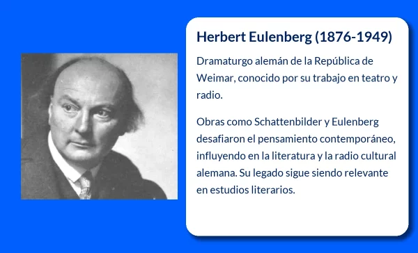 Herbert Eulenberg (1876-1949): El dramaturgo que desafió su tiempo a través de la literatura y la radio