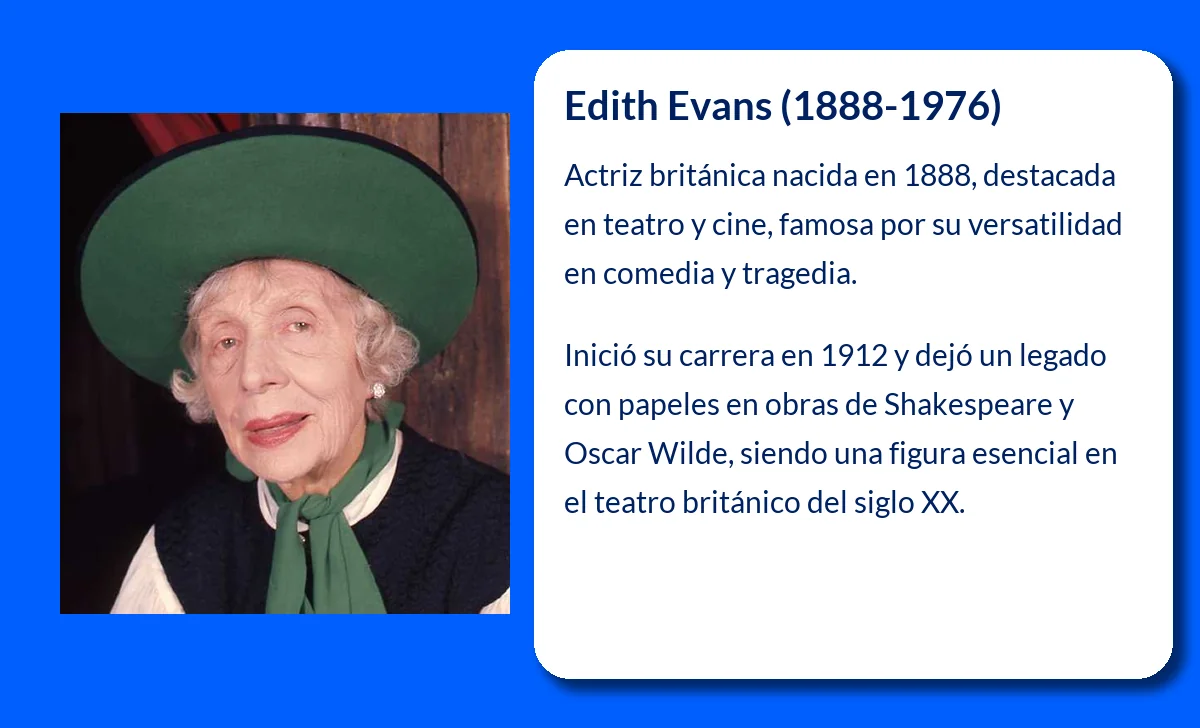 Edith Evans (1888-1976): La actriz británica que dejó huella en el teatro y el cine