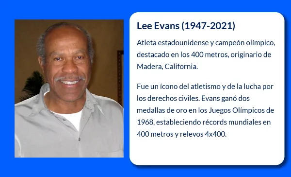 Lee Evans (1947-2021): El campeón olímpico que marcó la historia del atletismo y la lucha por los derechos civiles