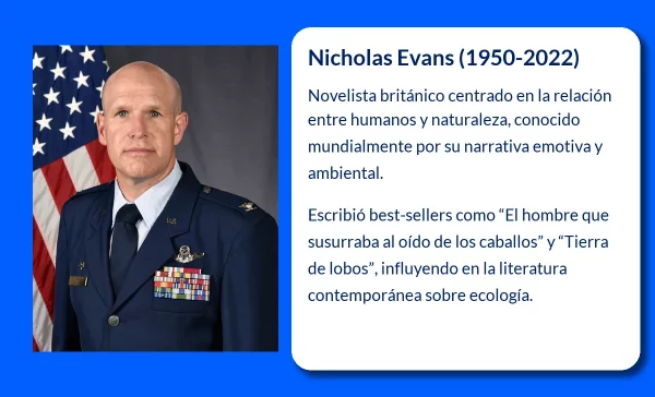 Nicholas Evans (1950-2022). El escritor que conectó al ser humano con la naturaleza