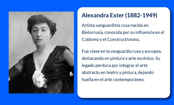 Alexandra Exter (1882-1949): La artista vanguardista que conectó la vanguardia rusa con Europa