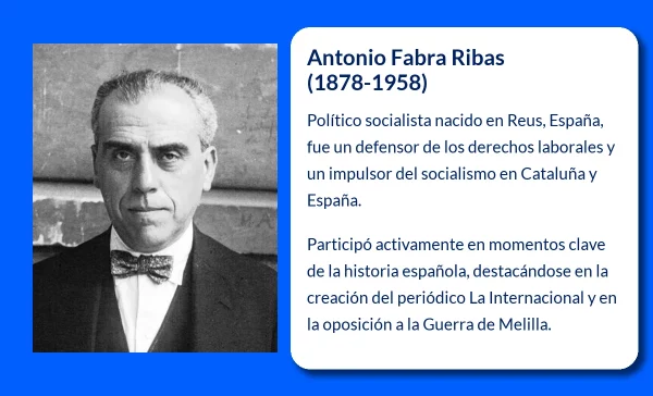 Antonio Fabra Ribas (1878-1958): Un líder socialista clave en la historia política de España