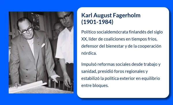 Karl August Fagerholm (1901-1984): El político finlandés que dejó huella en la historia de su país