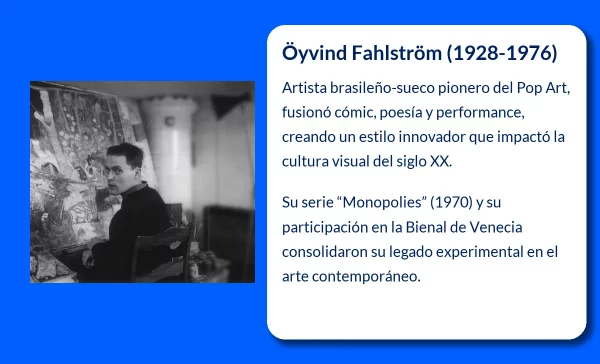 Öyvind Fahlström (1928-1976). El vanguardista del Pop Art con raíces escandinavas