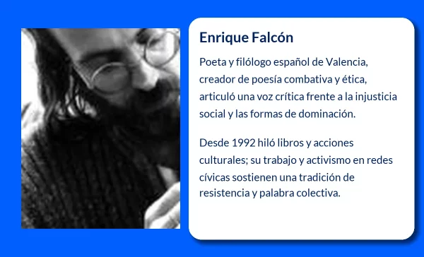 Enrique Falcón (1968-VVVV): Poeta y Militante Revolucionario desde la Palabra