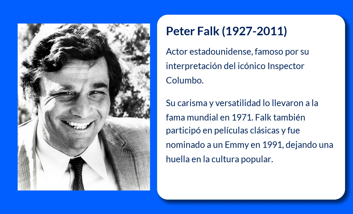 Peter Falk (1927-2011). El eterno Inspector Colombo