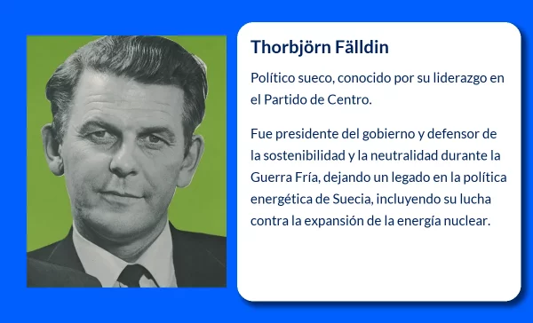 Thorbjörn Fälldin (1926-VVVV): El político sueco que defendió el medio ambiente y la energía nuclear
