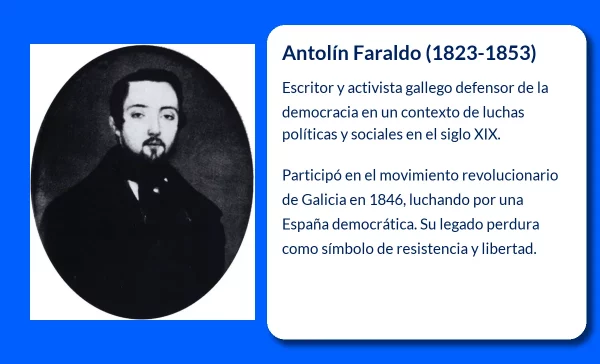 Antolín Faraldo (1823-1853): El escritor gallego defensor de la democracia