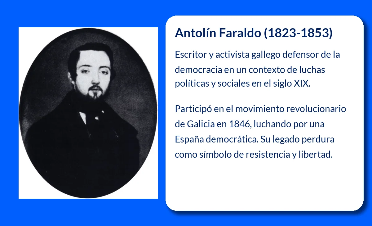 Antolín Faraldo (1823-1853): El escritor gallego defensor de la democracia