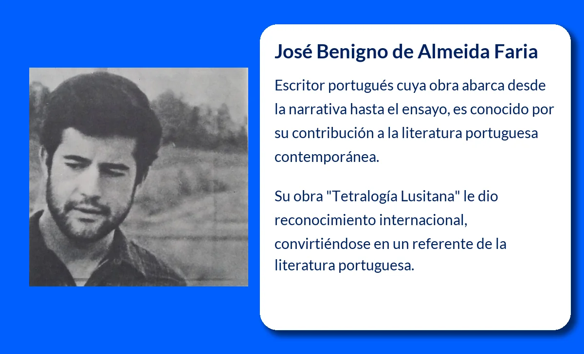 José Benigno de Almeida Faria (1943-VVVV): El legado literario y humano de un intelectual portugués