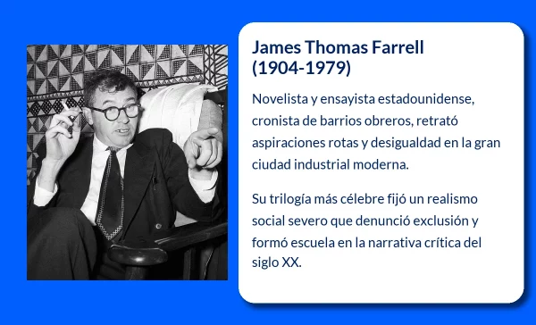 James Thomas Farrell (1904-1979): El cronista del alma urbana de América