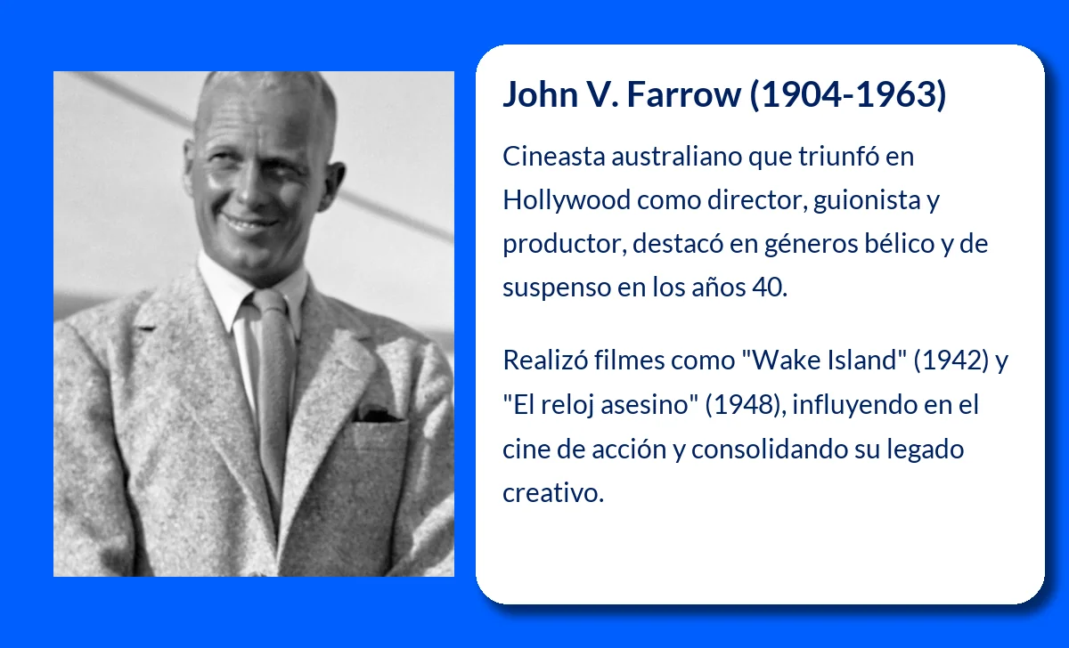 John V. Farrow (1904-1963): El cineasta australiano que dejó huella en Hollywood