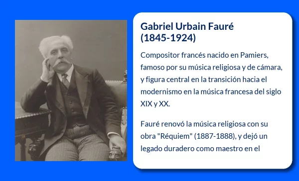 Gabriel Urbain Fauré (1845-1924). El compositor francés que renovó la música religiosa y de cámara