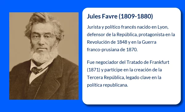 Jules Favre (1809-1880): El jurista y político que defendió la república en tiempos turbulentos de Francia