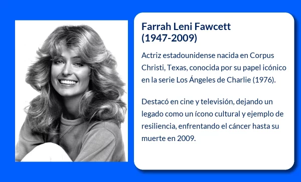 Farrah Leni Fawcett (1947-2009): La inconfundible figura de Hollywood que trascendió como ícono de belleza y talento