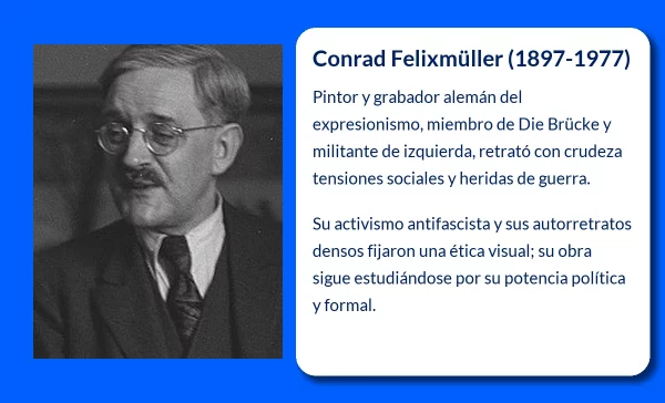 Conrad Felixmüller (1897-1977): El Expresionismo a Través de los Retratos y la Lucha Social