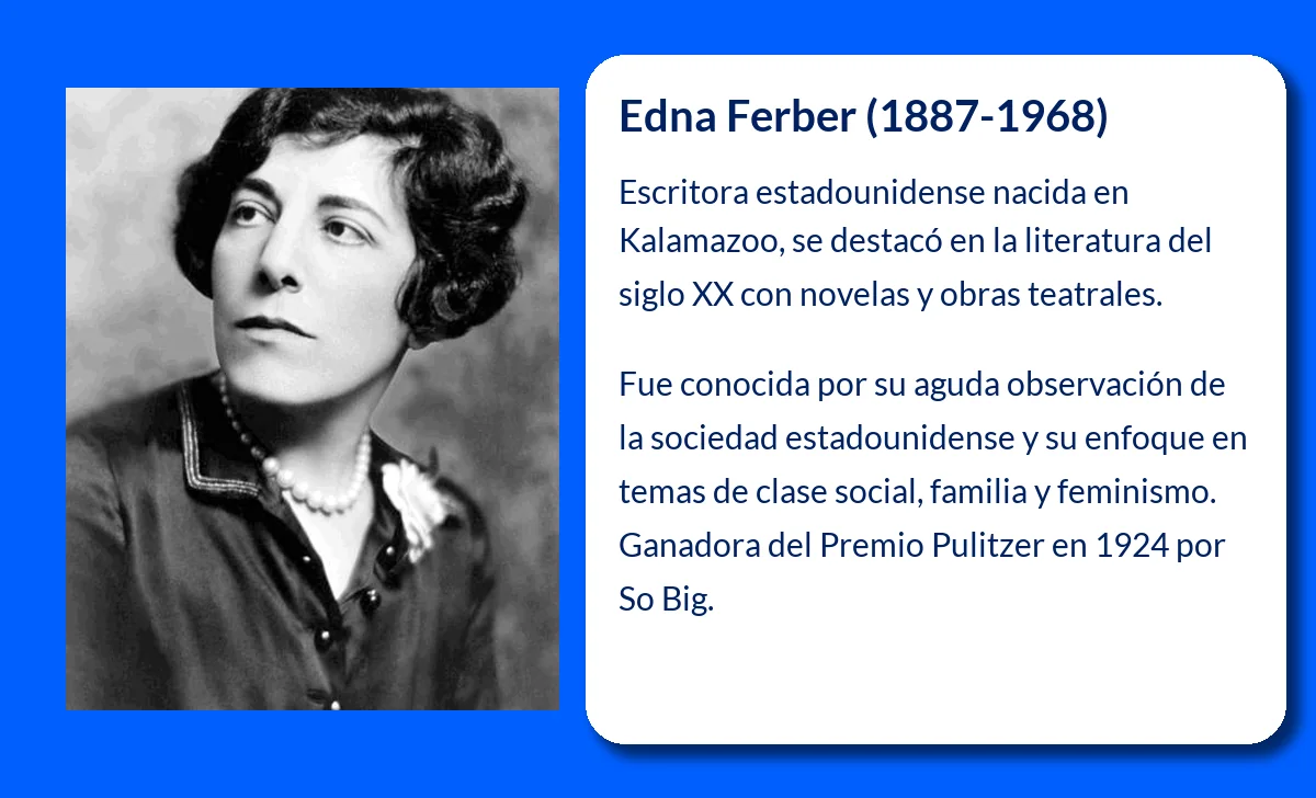 Edna Ferber (1887-1968): La escritora estadounidense que cautivó con su pluma