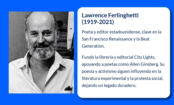 Lawrence Ferlinghetti (1919-2021). El Poeta de la Generación Beat y la Renovación Literaria de San Francisco