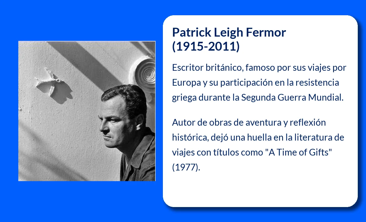 Patrick Leigh Fermor (1915-2011): El escritor británico que recorrió el mundo y dejó un legado de aventuras
