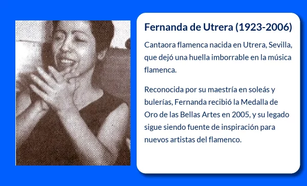 Fernanda de Utrera (1923-2006): La Cantaora de Raíz que Dejó un Legado Inolvidable