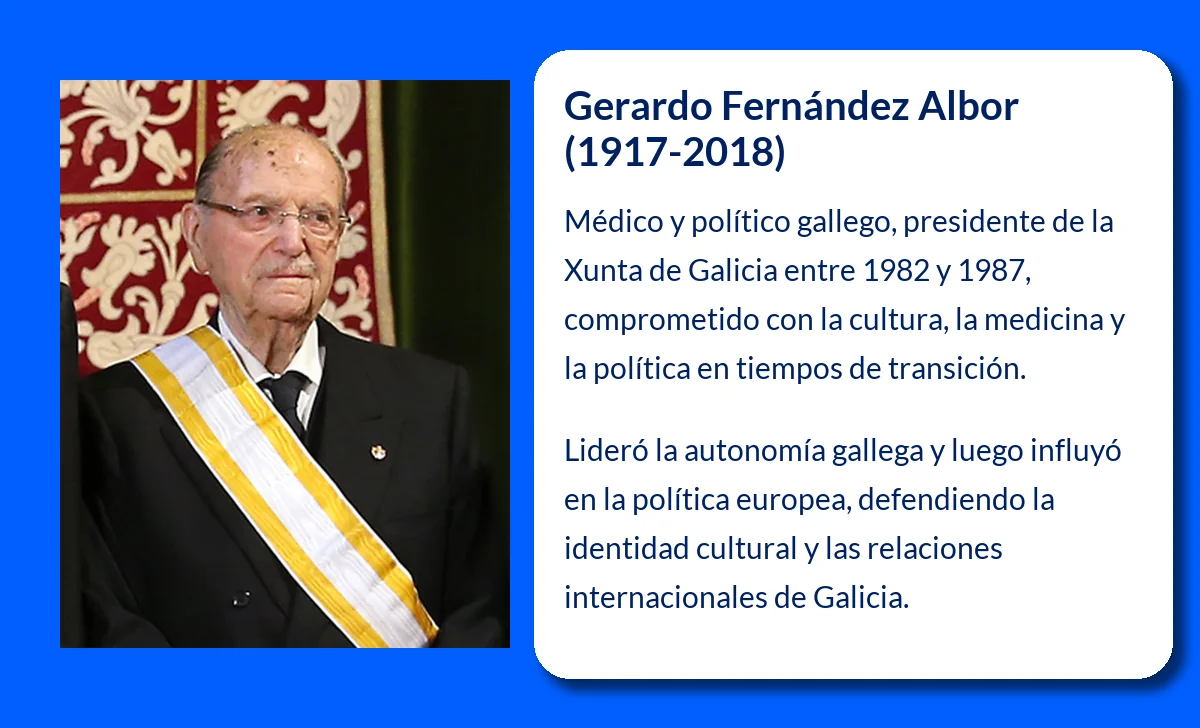 Gerardo Fernández Albor (1917-2018): El médico gallego que presidió la Xunta en tiempos de transición