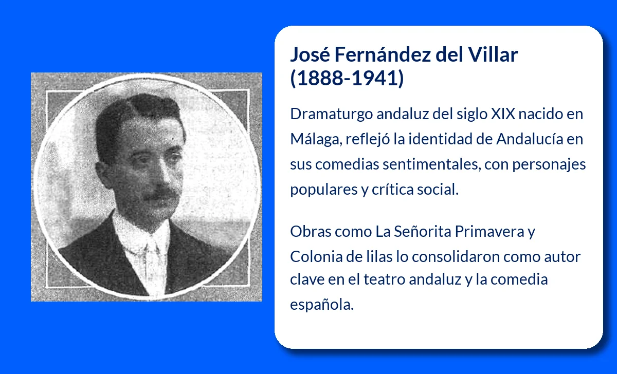 José Fernández del Villar (1888-1941): El dramaturgo andaluz que plasmó la esencia de su tierra