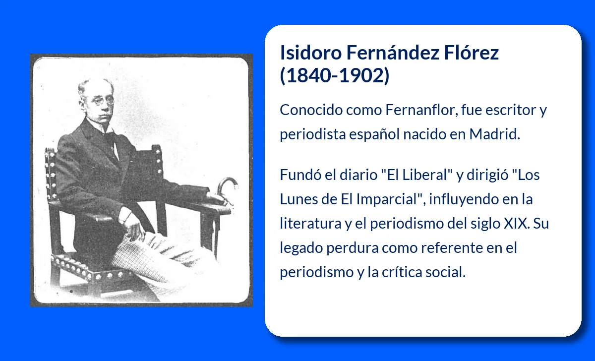 Isidoro Fernández Flórez (1840-1902): Un referente del periodismo y la literatura española