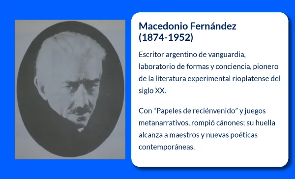 Macedonio Fernández (1874-1952). El escritor argentino que desafió las convenciones de la novela