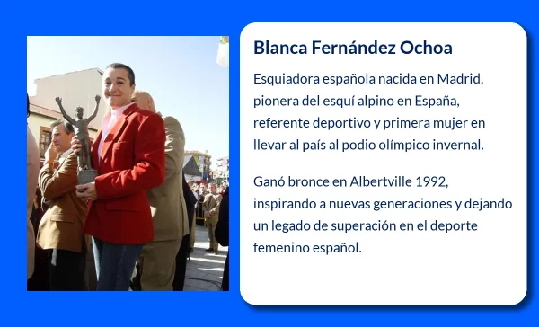 Blanca Fernández Ochoa (1963-VVVV): La pionera del esquí alpino español