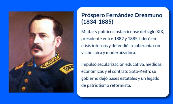 Próspero Fernández Oreamuno (1834-1885): El líder que marcó la historia de Costa Rica