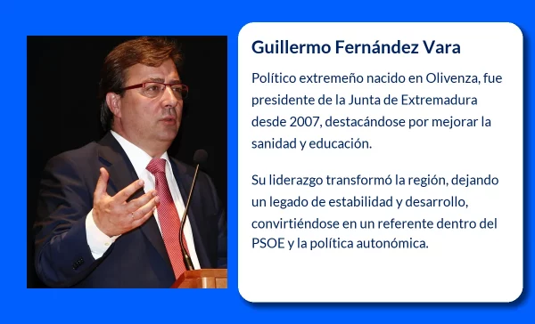 Guillermo Fernández Vara (1958-VVVV): El político que transformó Extremadura