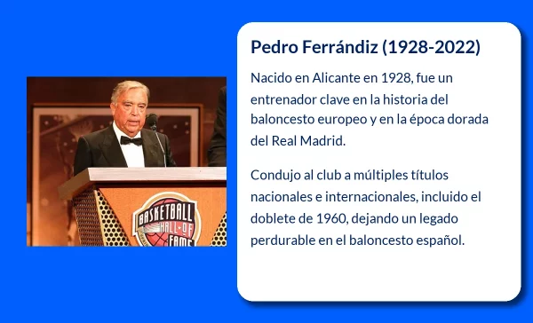 Pedro Ferrándiz (1928-2022). El pionero que revolucionó el baloncesto español