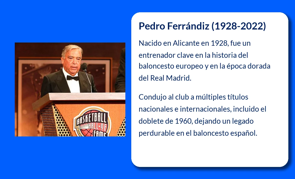 Pedro Ferrándiz (1928-2022). El pionero que revolucionó el baloncesto español