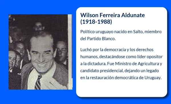Wilson Ferreira Aldunate (1918-1988). El político que luchó por la democracia en Uruguay