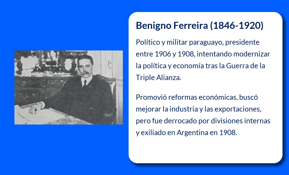 Benigno Ferreira (1846-1920). Un presidente paraguayo marcado por las tensiones políticas