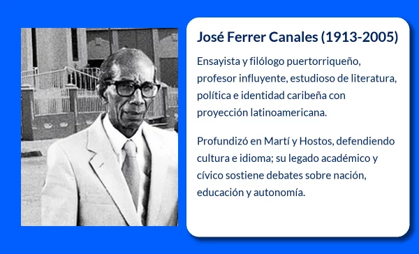 José Ferrer Canales (1913-2005). El humanista puertorriqueño que dejó una huella profunda en la intelectualidad hispanoamericana