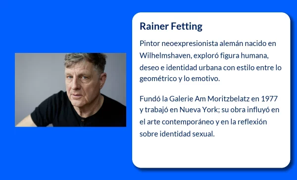 Rainer Fetting (1949-VVVV). El Pintor Neoexpresionista Alemán que Capturó la Esencia de la Ciudad y el Deseo