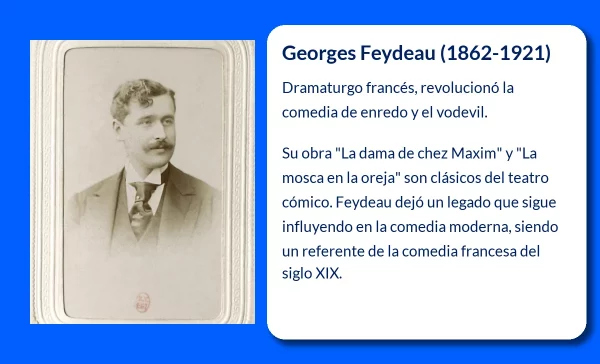 Georges Feydeau (1862-1921): El maestro del vodevil francés que revolucionó la comedia teatral