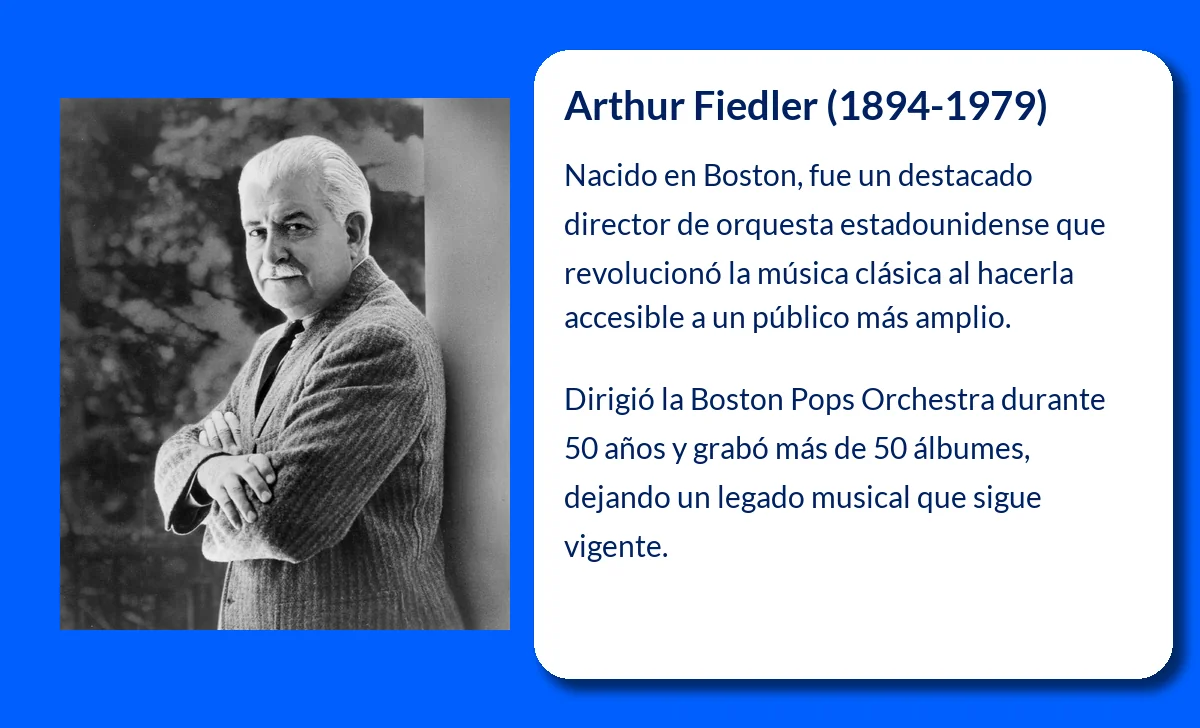 Arthur Fiedler (1894-1979): El director de orquesta estadounidense que revolucionó la música popular