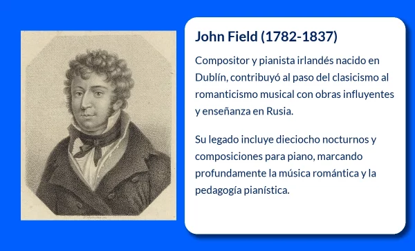 John Field (1782-1837): El creador del nocturno y precursor del romanticismo musical