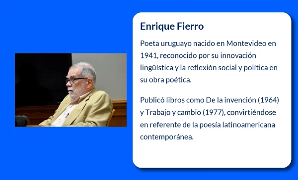 Enrique Fierro (1941-VVVV): La exploración poética y lingüística del escritor uruguayo