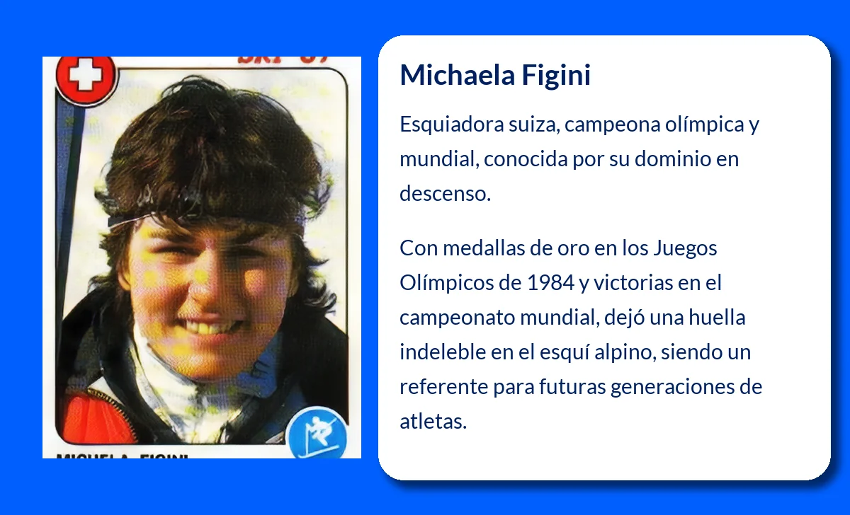 Michaela Figini (1966-VVVV). La leyenda suiza del esquí alpino que marcó historia