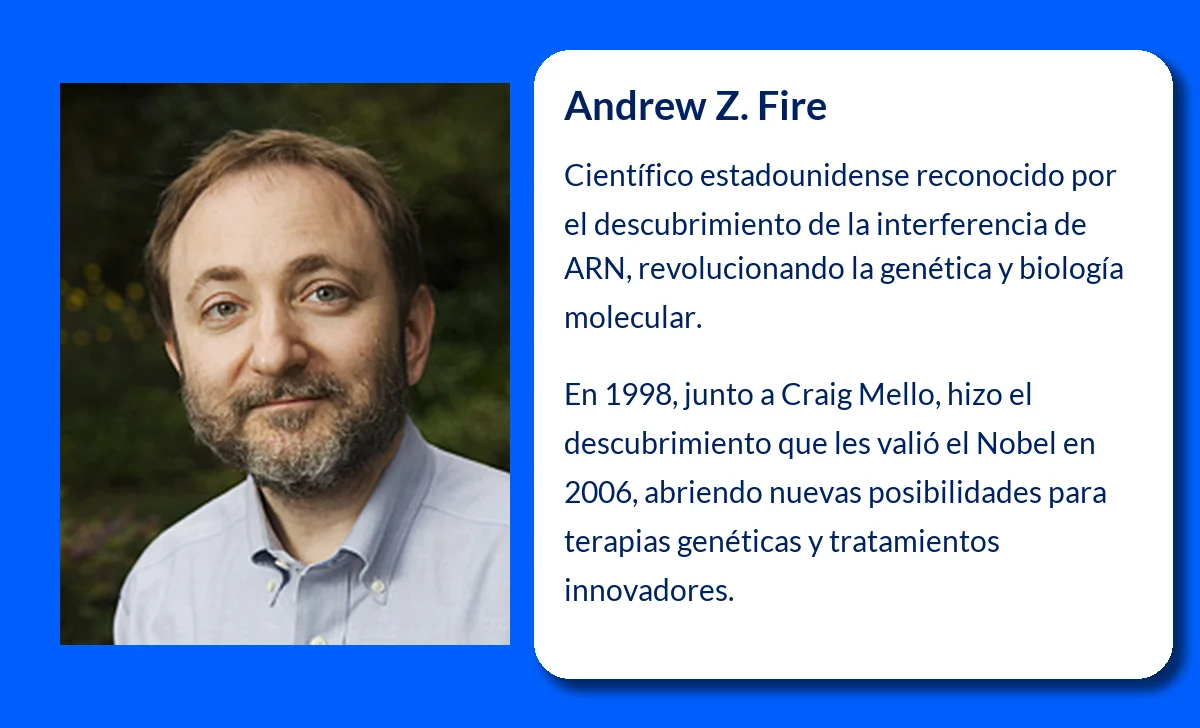 Andrew Z. Fire (1959-VVVV): El Científico que Revolucionó la Genética con el Descubrimiento de la Interferencia de ARN