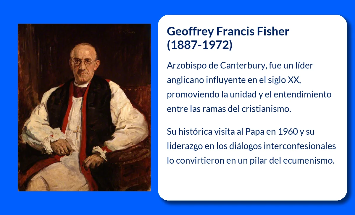 Geoffrey Francis Fisher (1887-1972): El Arzobispo de Canterbury que promovió el ecumenismo