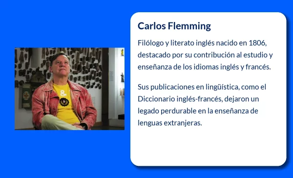 Carlos Flemming (1806-?). El filólogo inglés que dejó huella en Francia